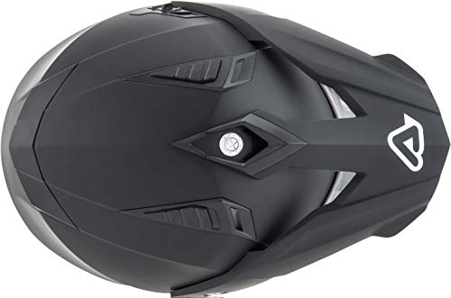 Acerbis Casco Flip Fs-606, Negro opaco, M