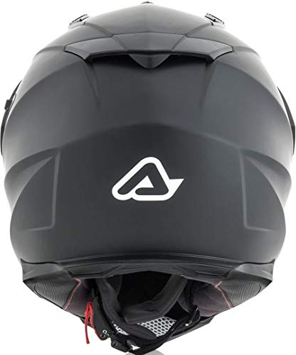 Acerbis Casco Flip Fs-606, Negro opaco, M