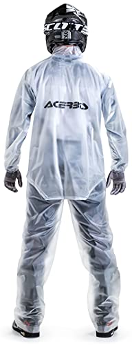 Acerbis Giacca Trasparente Traspar Chaqueta Rain transparente 3.0 Tranpar/neutro XXXL, XXL Adultos unisex