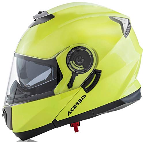 Acerbis Serel Casco Modural, Hombre, Amarillo, Large