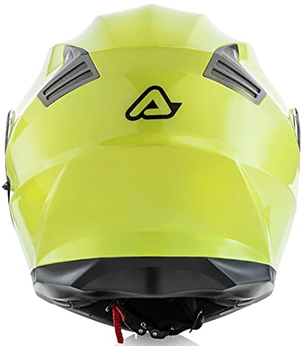 Acerbis Serel Casco Modural, Hombre, Amarillo, Large