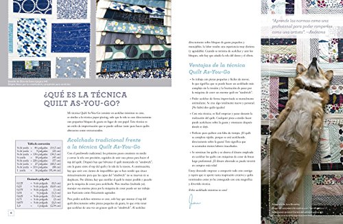 Acolchados con diseños modernos. Quilt As-You-Go