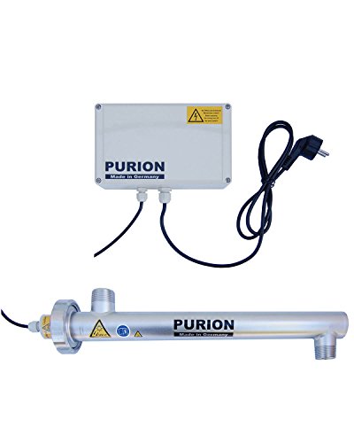 Acondicionador de agua PURION 1000 sistema de desinfección de filtros UV sistema de agua 17W 1.000 l/h