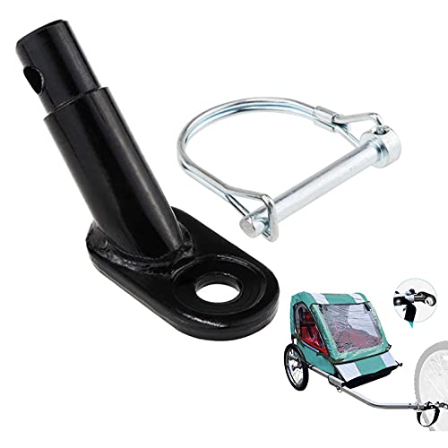 Acoplamiento Remolque Bicicleta, Accesorio de Conector de Enganche de Remolque de Bicicleta para NiñOs, Acoplamiento Universal para Bicicleta,Bicicleta Cabeza TraccióN del Remolque Perro