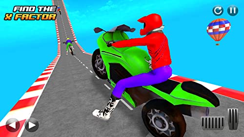 acrobacias en bicicleta mega rampa pistas imposibles simulador de carreras.