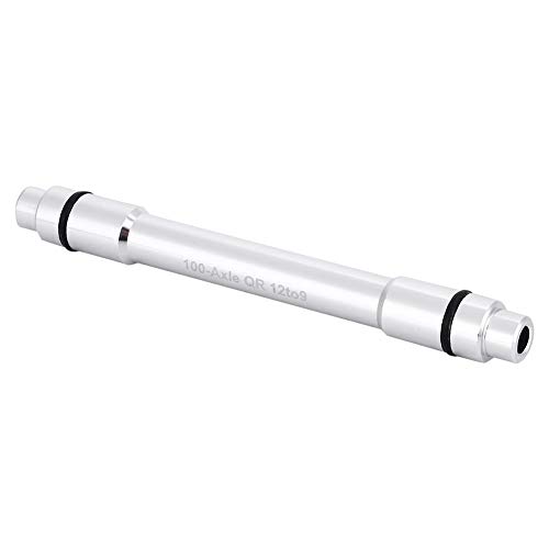 Adaptador de Eje pasante, Adaptador de Eje pasante para Bicicleta, pincho de liberación rápida de 12 mm a 9 mm(Plata)