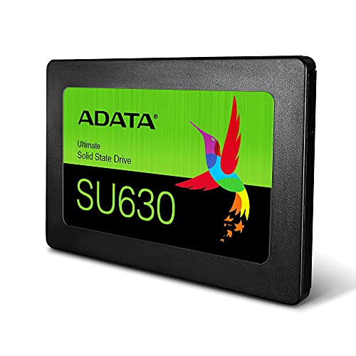 ADATA Ultimate SU630 Unidad de Estado sólido 2.5" 240 GB SATA QLC 3D NAND - Disco Duro sólido (240 GB, 2.5", 520 MB/s, 6 Gbit/s), Negro