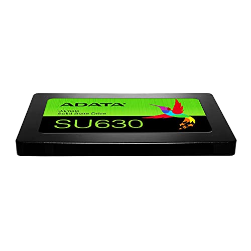 ADATA Ultimate SU630 Unidad de Estado sólido 2.5" 240 GB SATA QLC 3D NAND - Disco Duro sólido (240 GB, 2.5", 520 MB/s, 6 Gbit/s), Negro