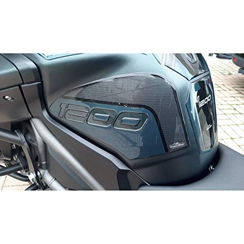 Adhesivos 3D Protecciones Lateral Depósito compatible con Triumph Tiger Explorer 1200-2019 Marine