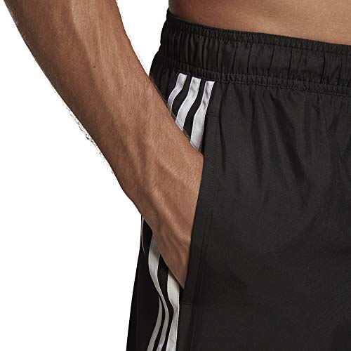 adidas 3S CLX SH VSL Swim Trunks, Mens, Black, Small