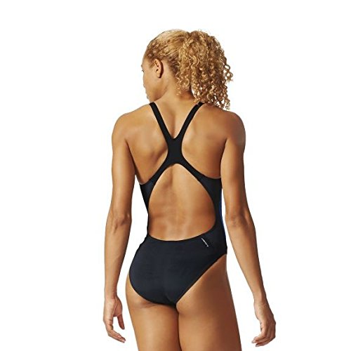 adidas ADC 1PC - Bañador para Mujer, Color Negro/Azul, Talla 34