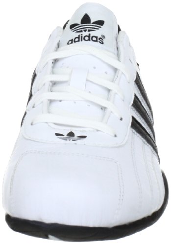 adidas Adi Racer Low - Zapatillas de charol para hombre, Blanco (White / Metallic Silver / Black), EUR 43 1/3