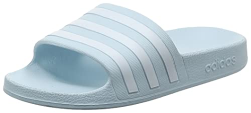 adidas Adilette Aqua, Slide Sandal Mujer, Halo Blue/Footwear White/Halo Blue, 39 EU