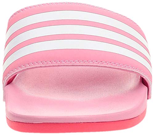 adidas Adilette Comfort, Chanclas Mujer, Rosado/Blanco (Suppop/Ftwbla/Rojsol), 39 1/3 EU