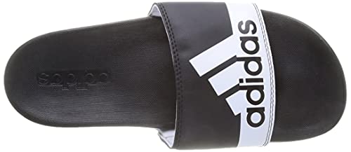 adidas Adilette Comfort, Chanclas Unisex Adulto, NEGBÁS/FTWBLA/FTWBLA, 38 EU