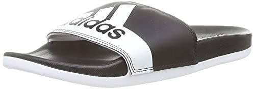 adidas Adilette Comfort, Chanclas Unisex Adulto, NEGBÁS/FTWBLA/FTWBLA, 38 EU