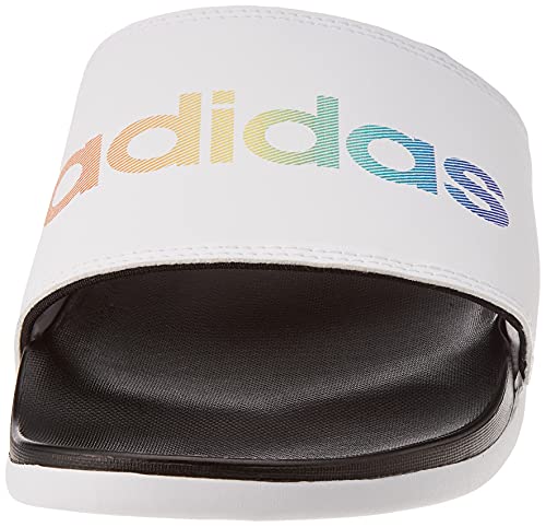 adidas Adilette Comfort, Chanclas Unisex Adulto, NEGBÁS/FTWBLA/NEGBÁS, 47 1/3 EU