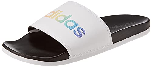 adidas Adilette Comfort, Chanclas Unisex Adulto, NEGBÁS/FTWBLA/NEGBÁS, 47 1/3 EU