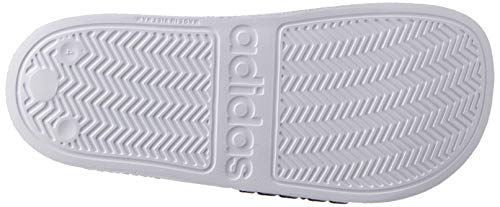 adidas Adilette Shower Stripes - Chanclas para Hombre, Blanco/Negro 70, 47