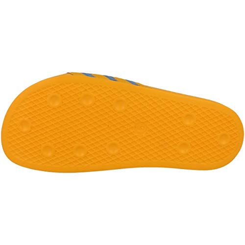 adidas Adilette, Slide Sandal Mujer, Crew Yellow/Hazy Blue/Crew Yellow, 38 EU