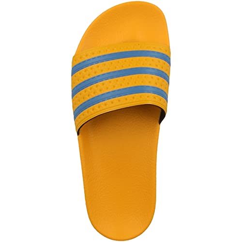 adidas Adilette, Slide Sandal Mujer, Crew Yellow/Hazy Blue/Crew Yellow, 38 EU