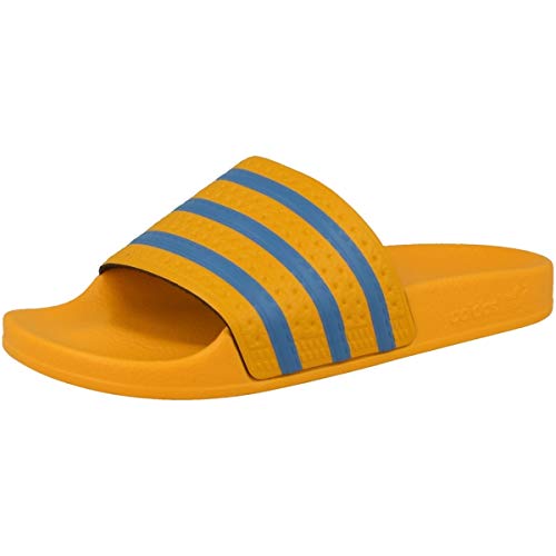 adidas Adilette, Slide Sandal Mujer, Crew Yellow/Hazy Blue/Crew Yellow, 38 EU