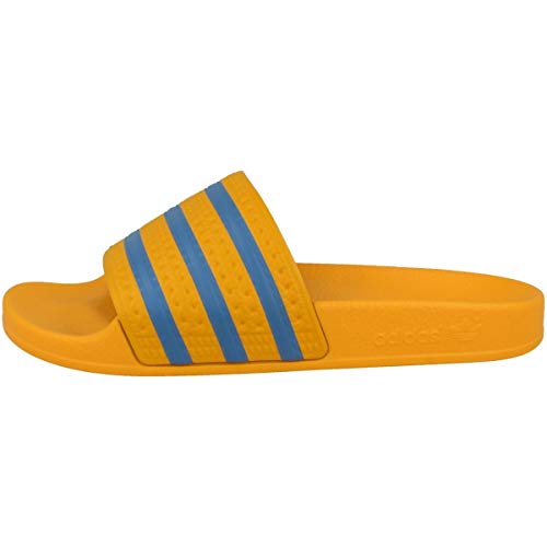 adidas Adilette, Slide Sandal Mujer, Crew Yellow/Hazy Blue/Crew Yellow, 38 EU