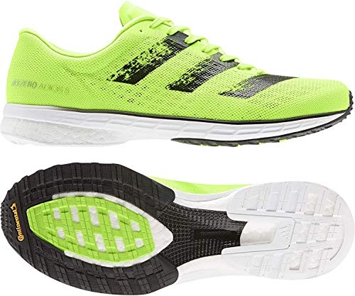 adidas Adizero Adios 5 m, Zapatillas de Running Hombre, Verde Negro, 41 1/3 EU