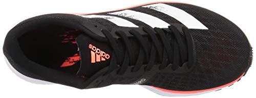 Adidas Adizero Adios 5 m, Zapatillas para Correr Hombre, Core Black/FTWR White/Signal Coral, 43 1/3 EU