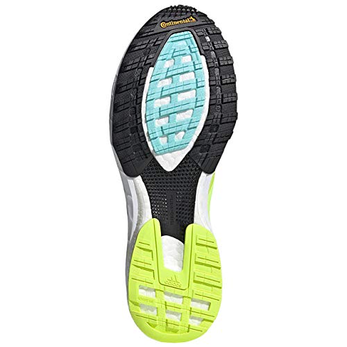 adidas Adizero Adios 5 m, Zapatillas para Correr Hombre, Solar Yellow/Core Black/Clear Aqua, 43 1/3 EU