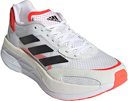 Adidas Adizero Boston 10 W, Zapatillas para Correr Mujer, FTWR White/Core Black/Solar Red, 39 1/3 EU