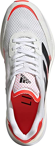 Adidas Adizero Boston 10 W, Zapatillas para Correr Mujer, FTWR White/Core Black/Solar Red, 39 1/3 EU