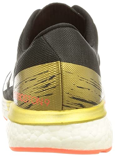 adidas Adizero Boston 9 W, Zapatillas de Running Mujer, Core Black FTWR White Gold Met, 36 2/3 EU