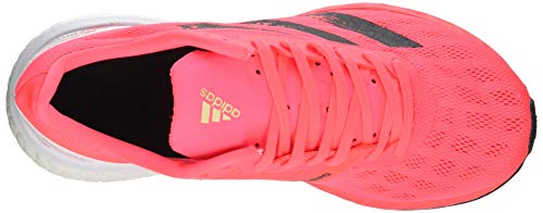 adidas Adizero Boston 9 w, Zapatillas Deportivas Hombre, Signal Pink Core Black Copper Met, 38 2/3 EU