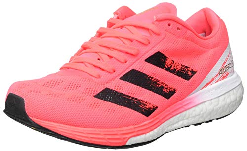 adidas Adizero Boston 9 w, Zapatillas Deportivas Hombre, Signal Pink Core Black Copper Met, 38 2/3 EU