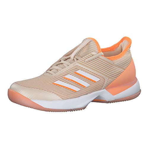 Adidas Adizero Ubersonic 3 w, Zapatillas de Tenis Mujer, Multicolor (Lino/Ftwbla/Narfla 000), 44 EU