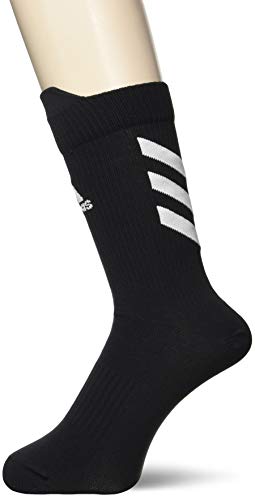 adidas Ask Crew UL S Socks, Unisex Adulto, Black/White/White, M