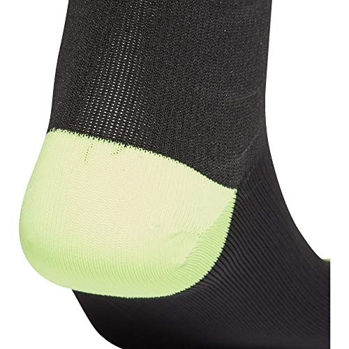 adidas Ask SPORTBLOCK Socks, Unisex Adulto, Black/Signal Green/Black, M
