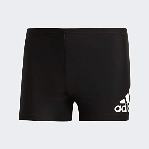 adidas Badge Fitness Boxer-Badehose M Bañador, Hombre, Negro (Black/White), 4