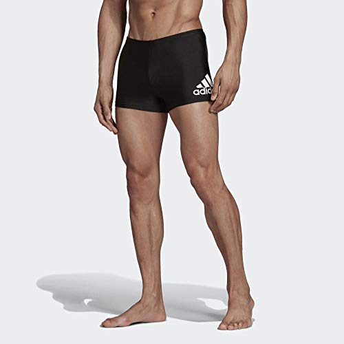 adidas Badge Fitness Boxer-Badehose M Bañador, Hombre, Negro (Black/White), 5