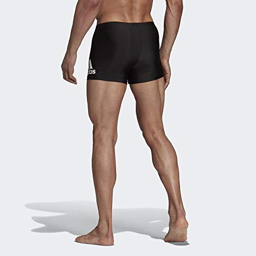 adidas Badge Fitness Boxer-Badehose M Bañador, Hombre, Negro (Black/White), 5