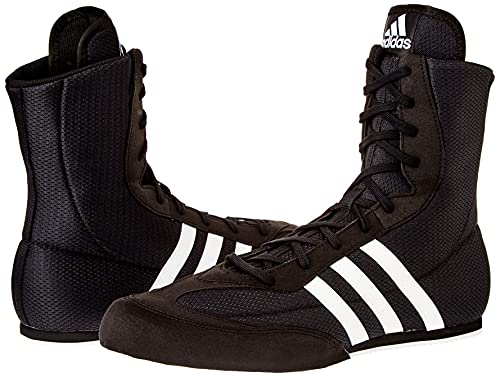adidas Box Hog 2, Boxing Shoe Hombre, Core Black/Footwear White/Core Black, 40 EU