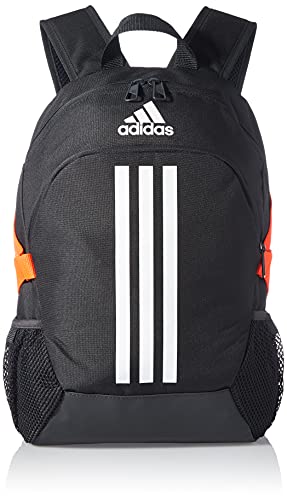 Adidas BP Power V S Sports - Mochila para niños , Gris Carbon/Rojo (Carbon/White/Vista Grey/App Solar Red), Talla única
