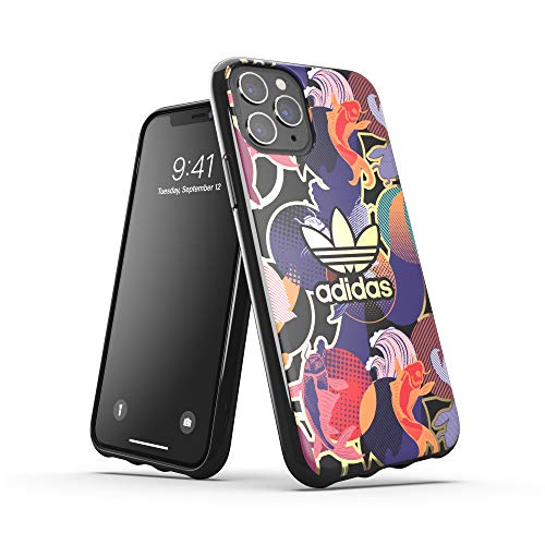 adidas - Carcasa para teléfono móvil Compatible con iPhone 11 Pro, Carcasa Transparente testada contra caídas con diseño Chino y Bordes elevados