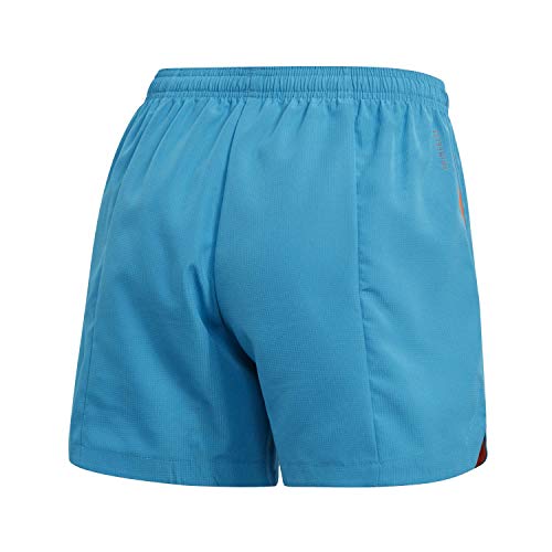 adidas Con20 SHO PB W Sport Shorts, Mujer, Sharp Blue/True Orange, M