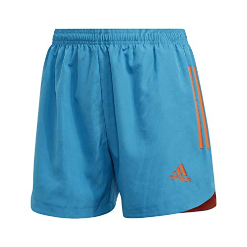 adidas Con20 SHO PB W Sport Shorts, Mujer, Sharp Blue/True Orange, M
