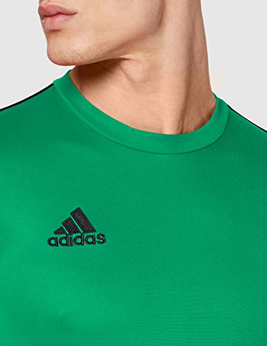 adidas CORE18 JSY T-Shirt, Hombre, Bold Green/Black, L