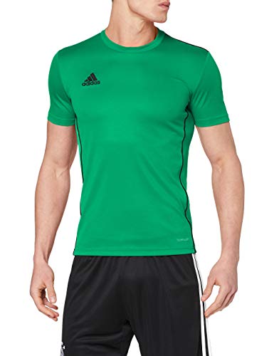 adidas CORE18 JSY T-Shirt, Hombre, Bold Green/Black, L