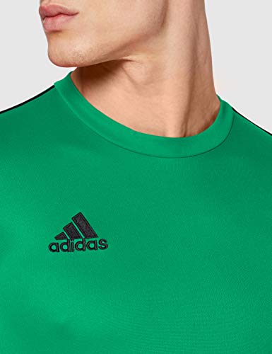 adidas CORE18 JSY T-Shirt, Hombre, Bold Green/Black, M