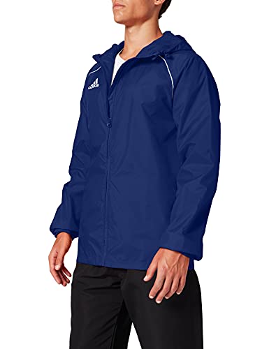 adidas CORE18 RN JKT Chaqueta Deportiva, Hombre, Azul (Dark Blue/White), L